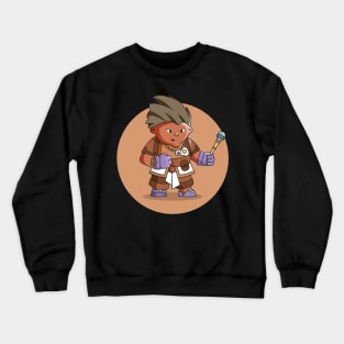 Relic Hunters - Human with Brown Clothes Crewneck Sweatshirt